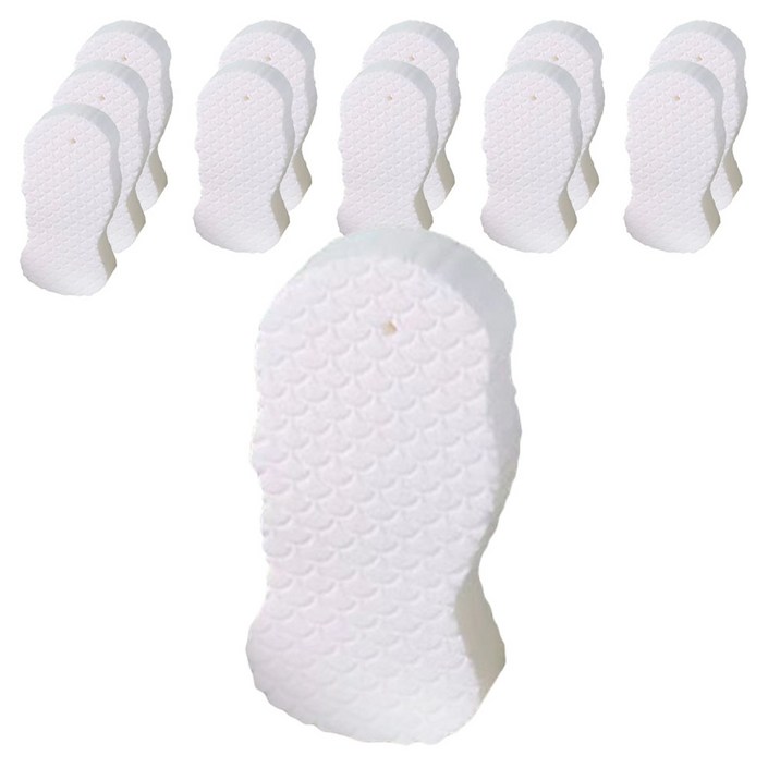 스펀지 때밀이, 화이트, 12개, 1개입