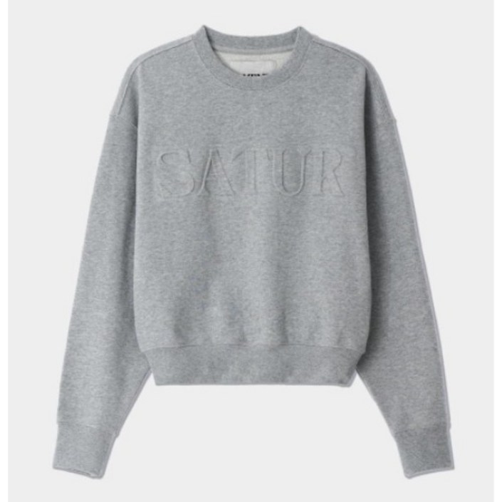 세터 여성용 클래시 헤비 코튼 크롭 스웨트셔츠