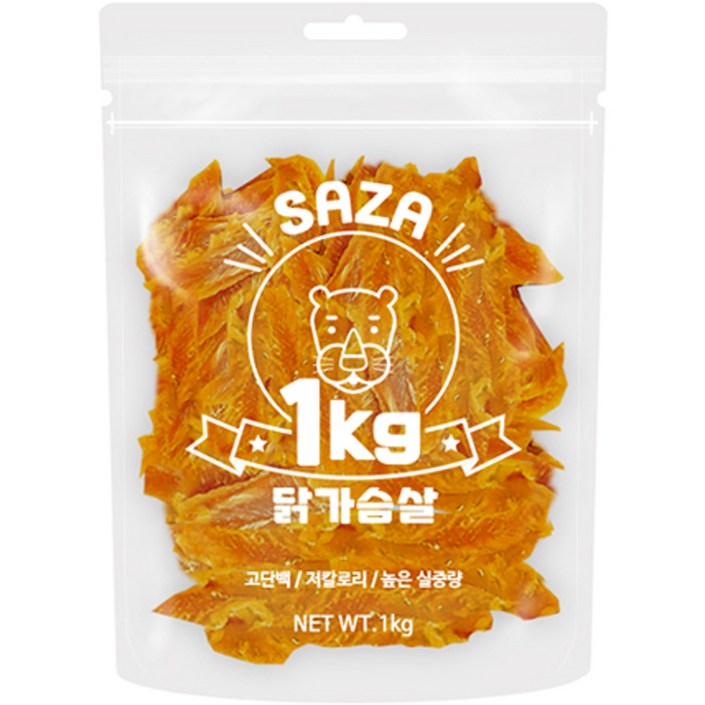 사자 강아지 대용량 실속형 간식 1kg, 닭가슴살, 1kg, 1개 사자 강아지 대용량 실속형 간식 1kg, 닭가슴살, 1kg, 1개