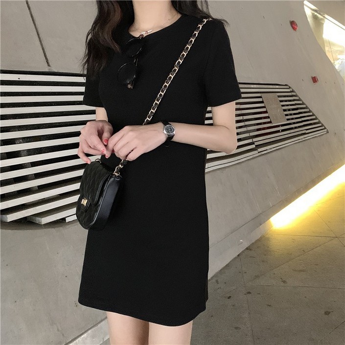 피어니스트 데일리 반팔 미니 저지 원피스 빅사이즈 포함