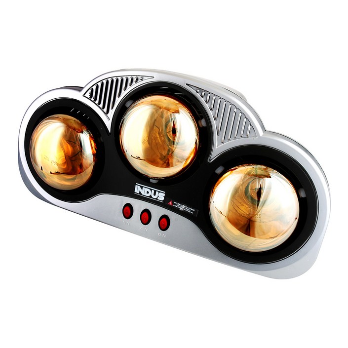 인더스 3구형 욕실램프 히터, IN-BR750