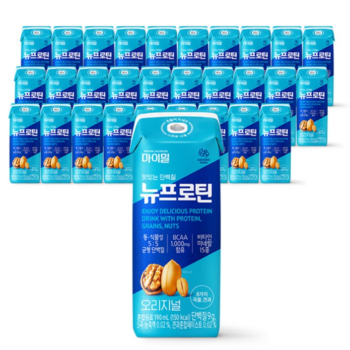 대상웰라이프 마이밀 뉴프로틴 오리지널, 190ml, 30개