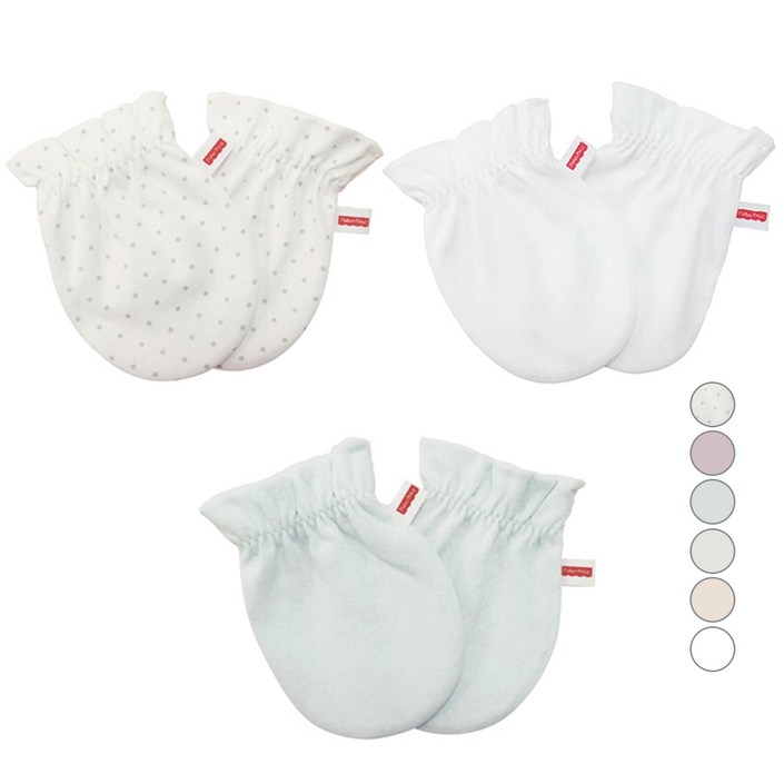 피셔프라이스 면 손싸개 3개 세트