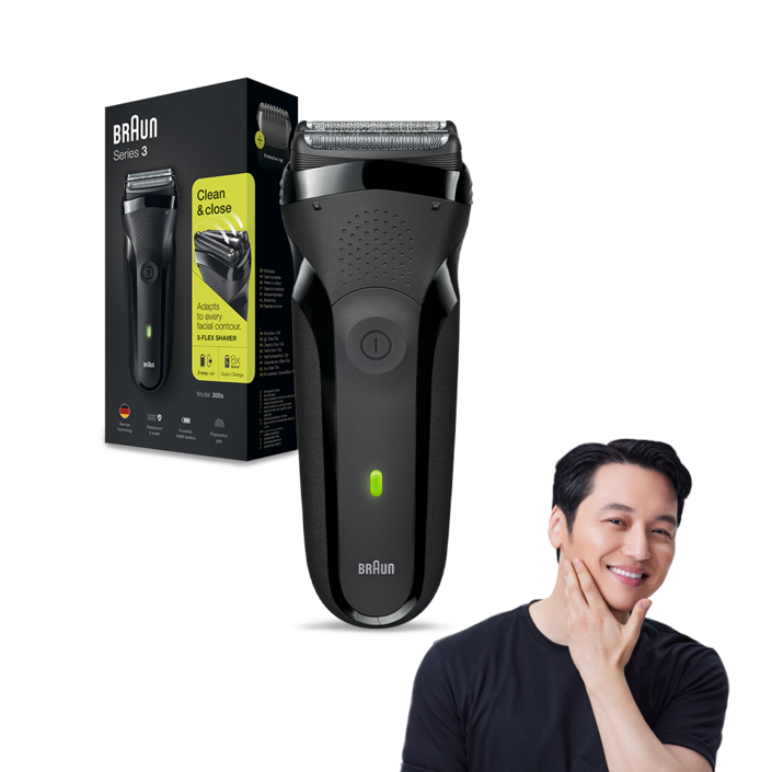 BRAUN 시리즈3 전기면도기 BRAUN 시리즈3 전기면도기