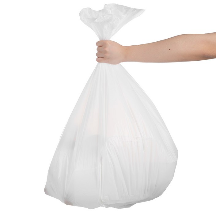 코멧 배접 쓰레기 비닐봉투, 100L, 100매, 화이트 20230924