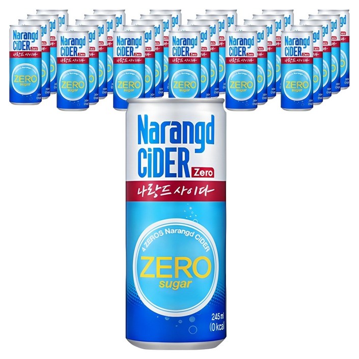 나랑드사이다 제로, 245ml, 30개 나랑드사이다 제로, 245ml, 30개