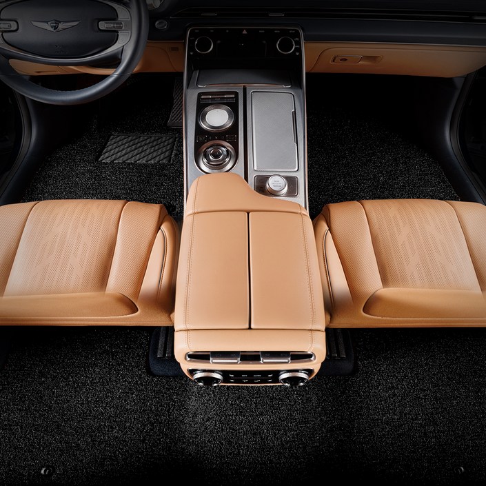 메이튼 확장형 코일 매트, 현대 캐스퍼 21년10월, 블랙