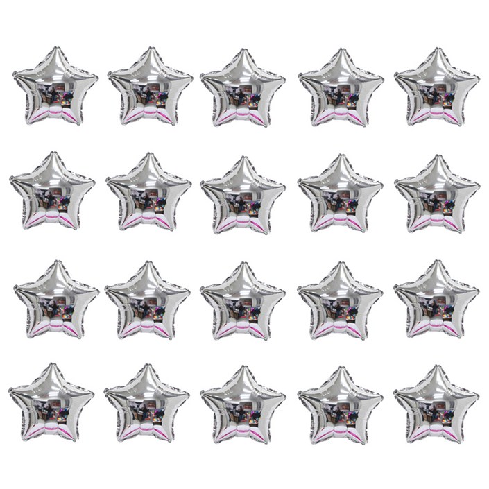 별 은박 풍선 23cm