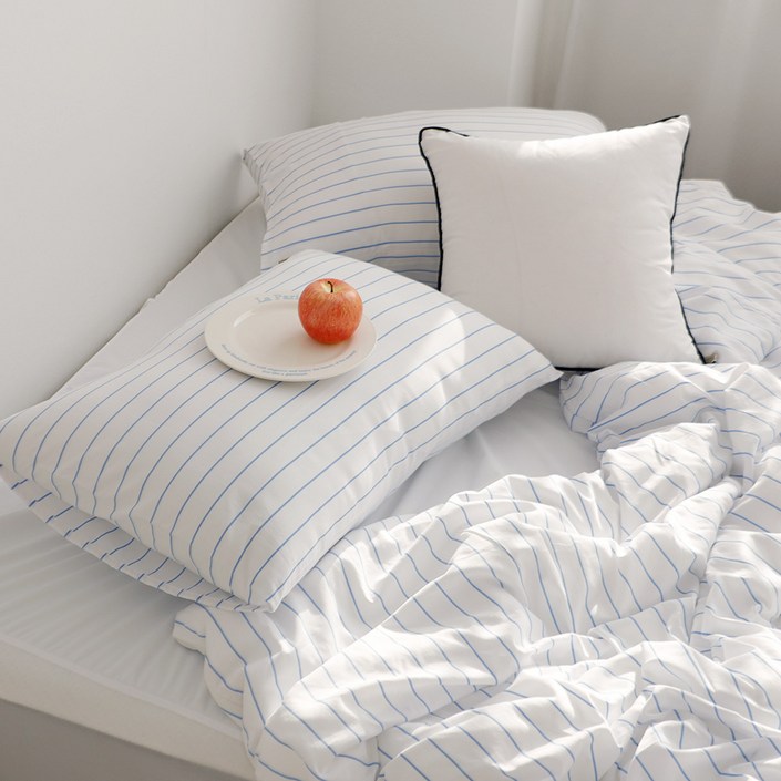 까사베르데 아이리 스트라이프 순면 사계절 이불세트