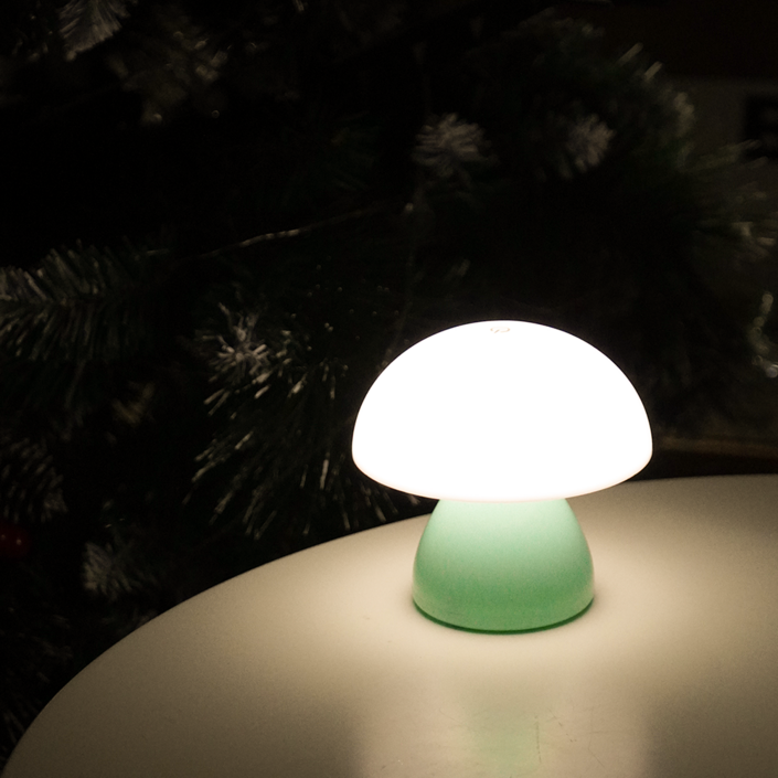 미니 글로우 머쉬룸 무드등, 민트