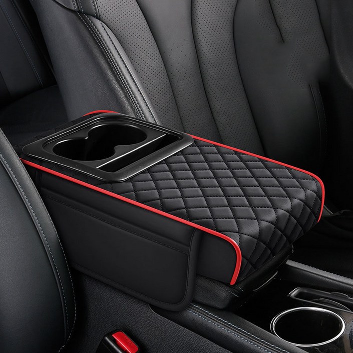 Ez2mk 편리한 차량용 컵홀더 수납 콘솔 팔걸이쿠션 MS-1730