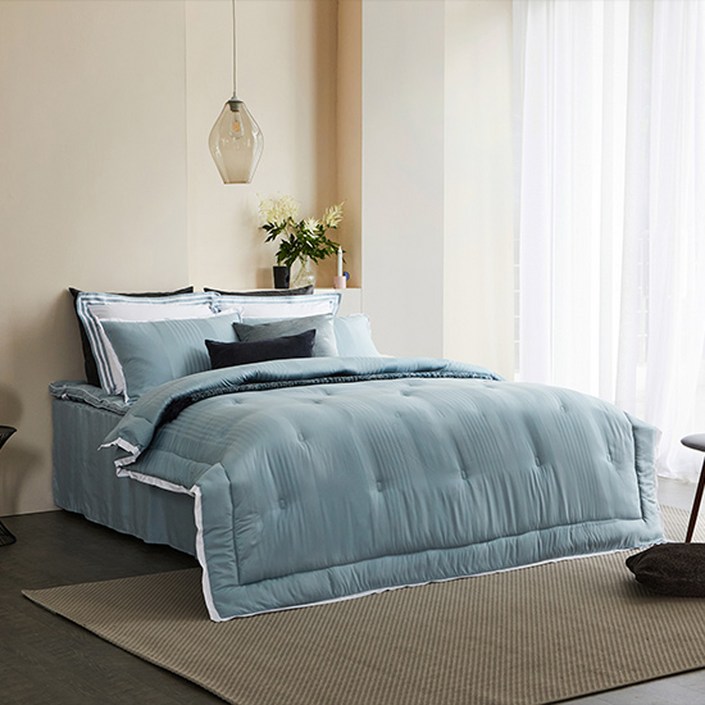 더플레오 먼지없는 바이알러 호텔식 침구 차렵이불세트
