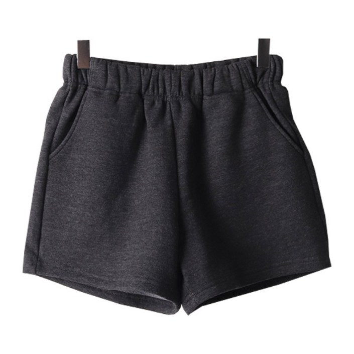 데일리 기모 밴딩 반바지 여성 빅사이즈 베이직 도톰 안감 66110