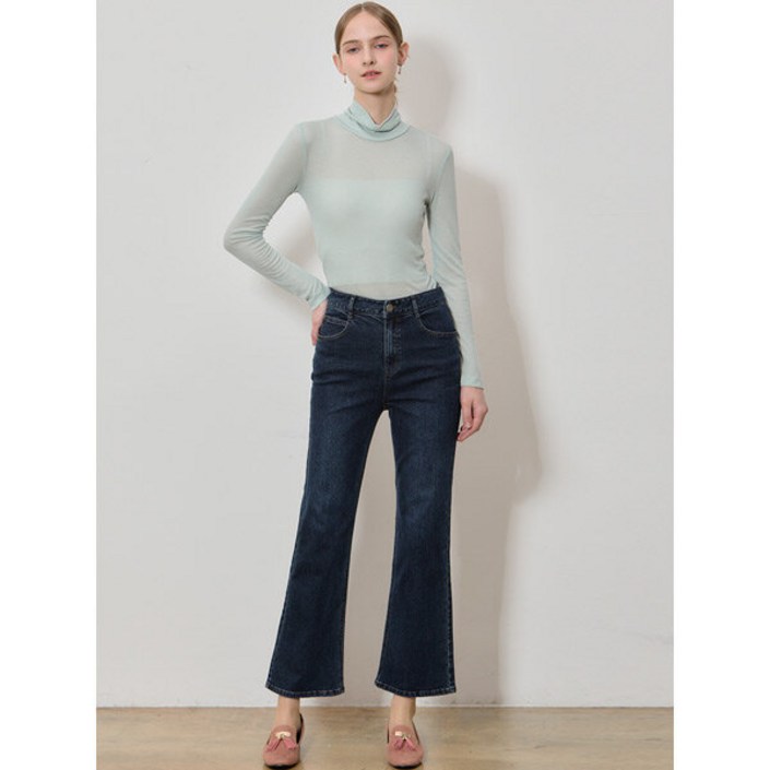 쉬즈미스 쉬즈미스SHESMISS  오피스 캐주얼 부츠컷 데님 팬츠 택가격 178000원