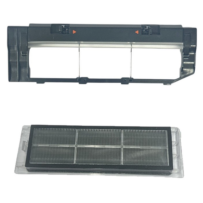 호환 로보락 S6 MaxV S5 Max 소모품 메인브러쉬 커버 블랙  필터 활성탄 1세트, 1세트, S6MaxVS5Max 브러쉬커버블랙1활성탄필터1