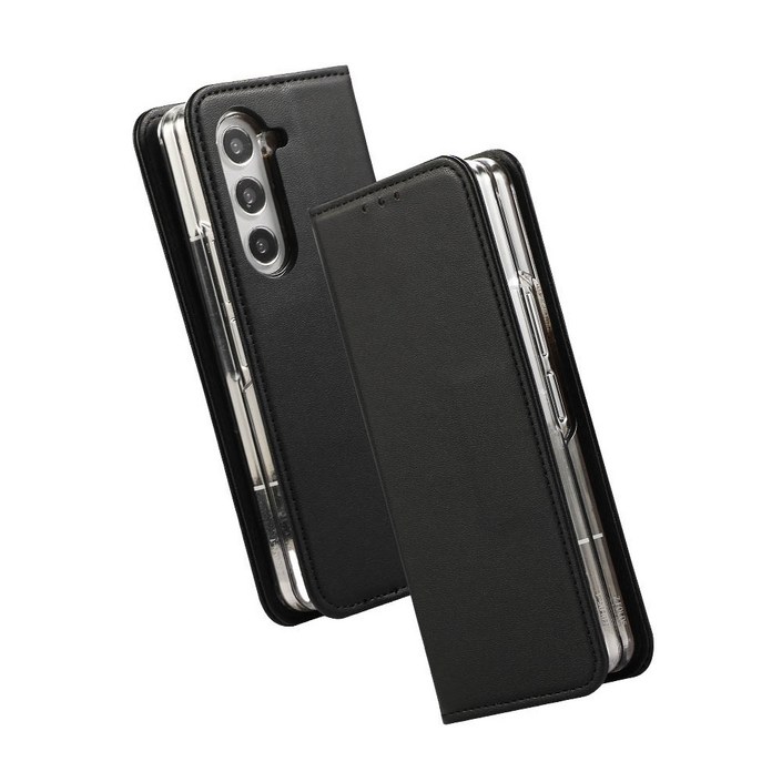 갤럭시 폴드5 케이스 Z폴드5 카드 수납 다이어리 지갑 가죽 전면 보호