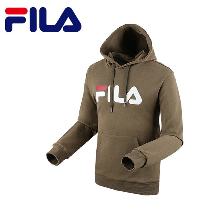 휠라 리니어 로고 후드FS2POA1003XKHI카키