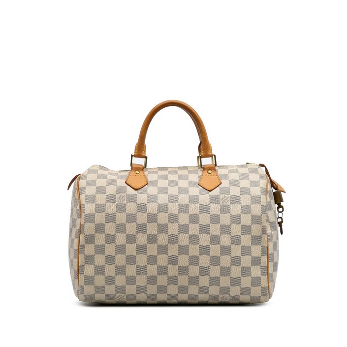 루이 비통 중고 2007 다미에 아주르 스피디 30 보스턴 백