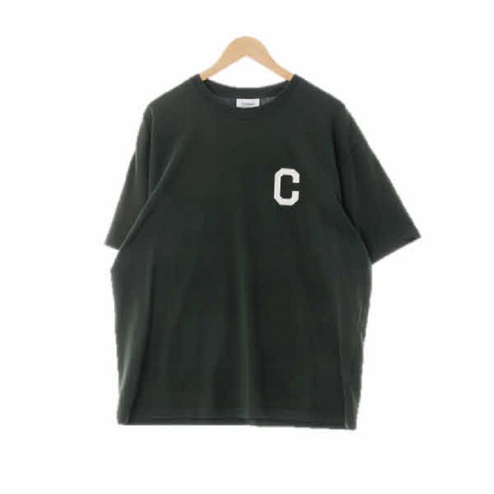 커버낫 애쉬카키 프린팅 면혼방 크루넥반팔티 XL