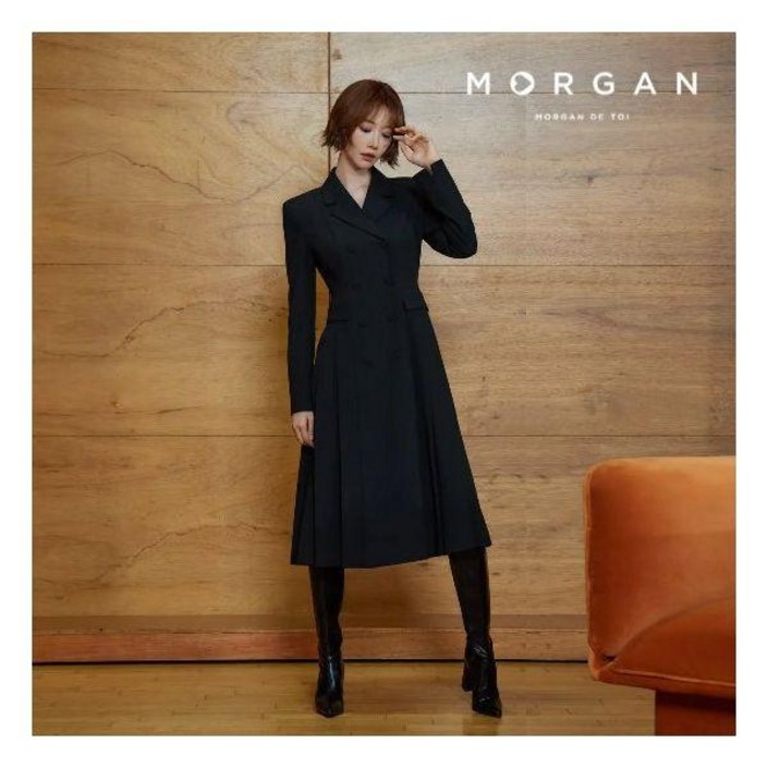 모르간 테일러드 더블버튼 원피스 1종