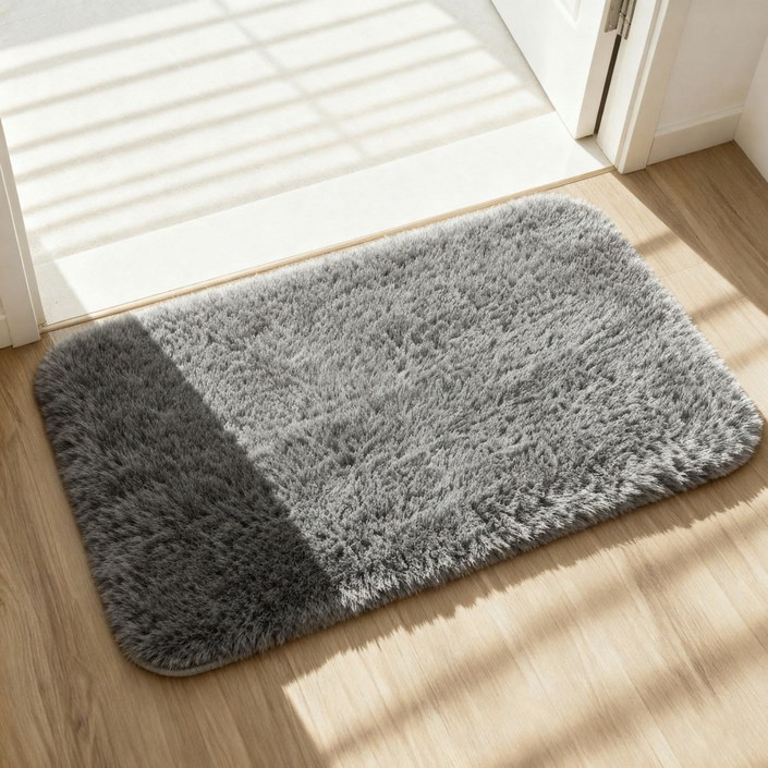 PPEAT 빨아쓰는 욕실 주방 발매트 푹신한 롱파일 주방매트 프리미엄 화장실 발매트 자취 필수템