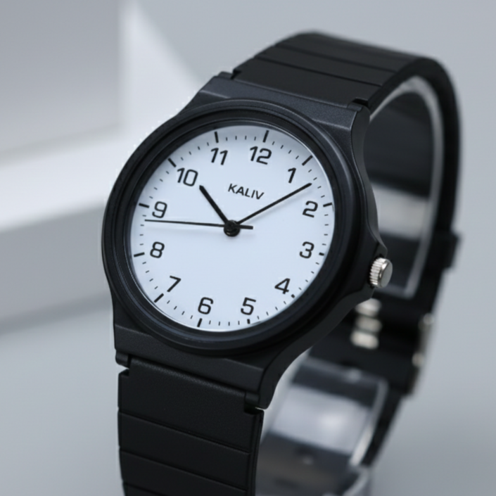 수능시계 4년 배터리 칼리브 시험용 저소음 KALIV SUPER2035