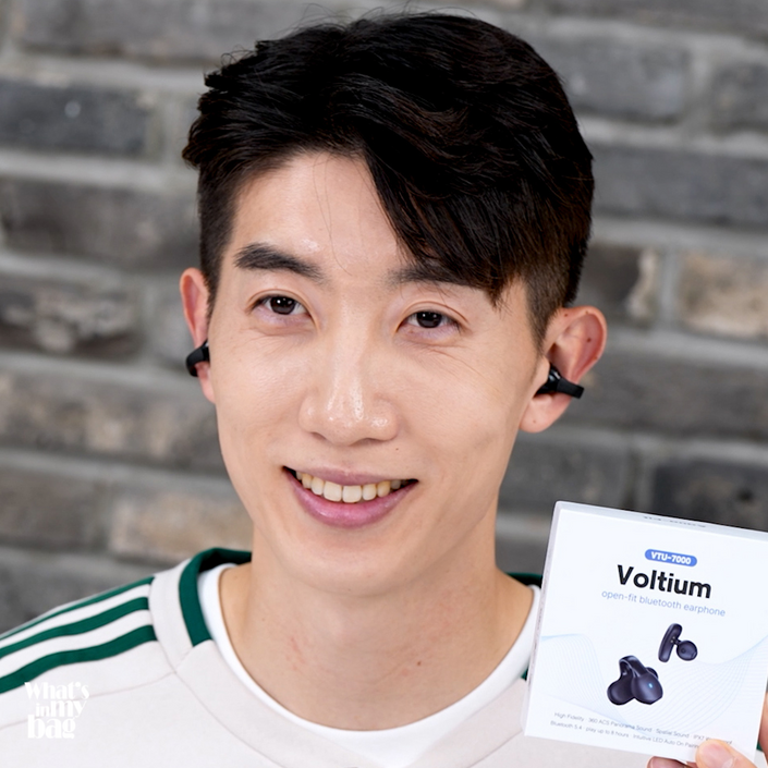 조현우 Pick 볼티움 블루투스 오픈형 무선 이어폰 아쿠아핏 VTU7000, 블랙
