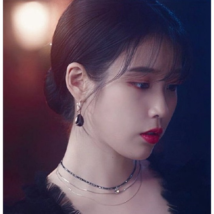 오늘출발 13mm X 38mm 프리미엄 블랙스톤 아이유 귀걸이드라마협찬 클래식 레트로 럭셔리 더글로리 박연진