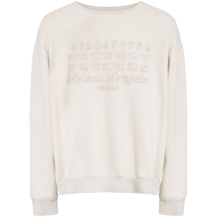 메종 마르지엘라 크루 넥 스웨트셔츠