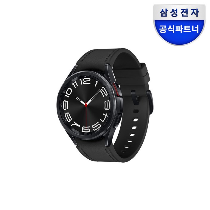 강화유리필름 2매 증정 삼성전자 갤럭시워치6 클래식 43mm 블루투스 블랙