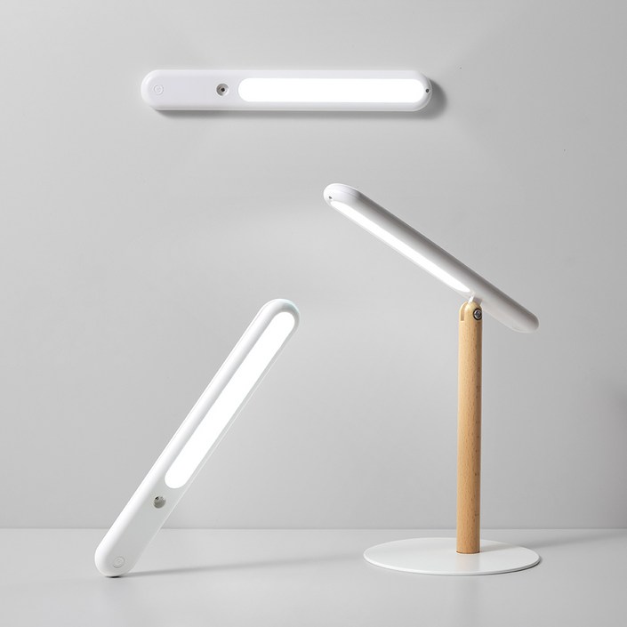 스위코 3in1 충전식 LED 책상 스탠드 독서등 램프