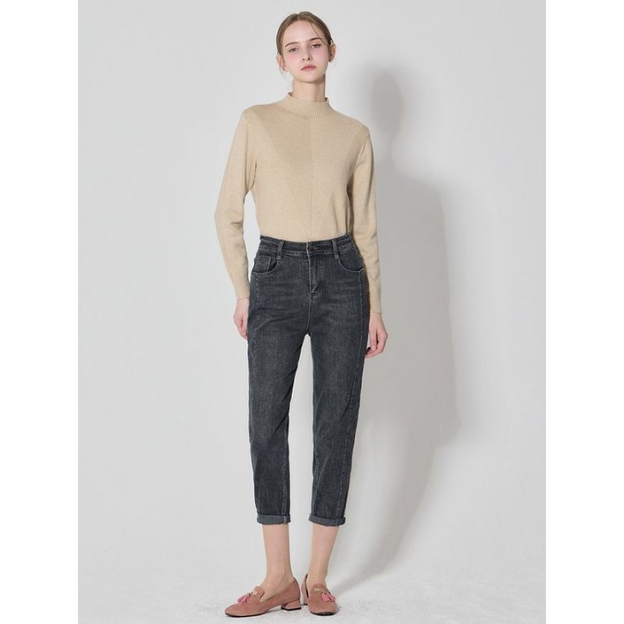 보니스팍스 데미지 세미배기 데님팬츠 택가격 109000원