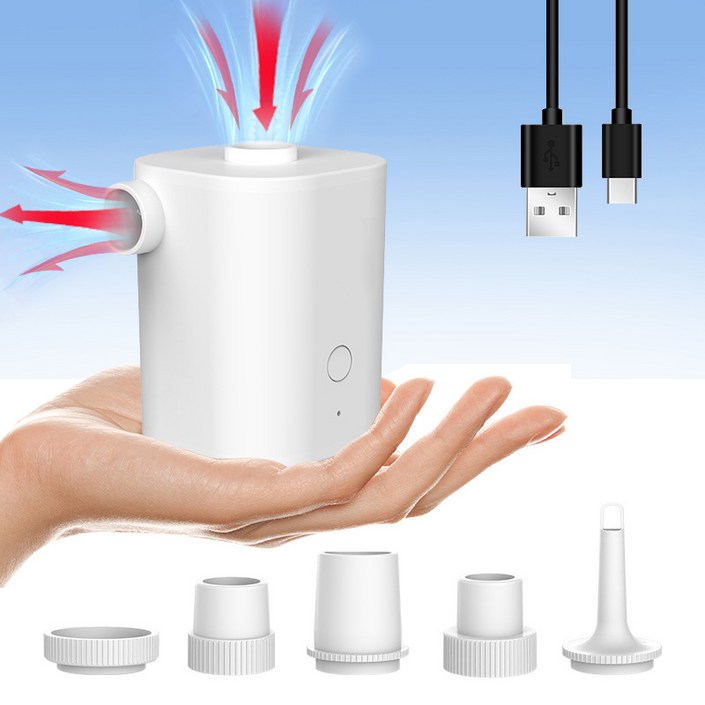 KORELAN 스마트 다용도 무선 휴대용 에어펌프 에어방기 가능  캠핑, 수영장 부유물, 에어쿠션 침대, 매트리스, 튜브, 진공 수납백에 매우 적합