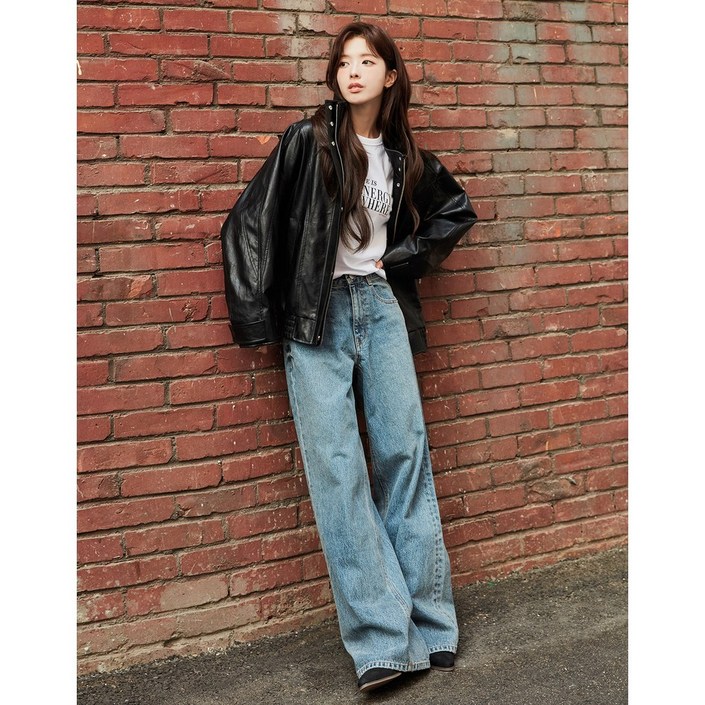 지오다노 NEW 여자 가을 와이드청바지 415933 3칼라