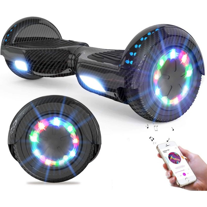 Cool Fun LED블루투스 6.5인치 전동휠, 전동투휠, 블랙, 단일상품 Cool Fun LED블루투스 6.5인치 전동휠, 전동투휠, 블랙, 단일상품