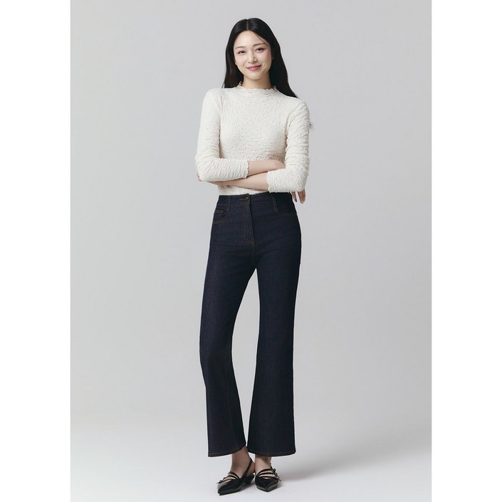 잇미샤 백포켓 자수 부츠컷 데님 팬츠 ITO9DPT710