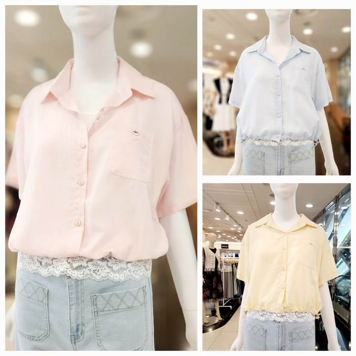 숲 SOUP 여성스러운 남방 나시 세트 3종 OC5TXT9231