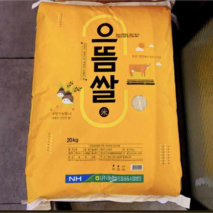 나주 농협쌀 으뜸쌀20kg, 20kg, 1개