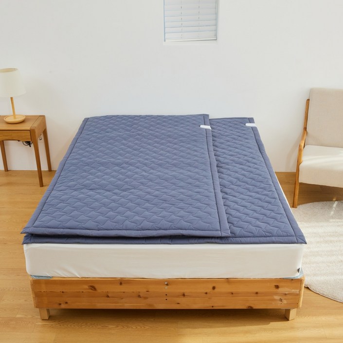 [26년 두툼토퍼형]한일의료기 전자파없는 탄소매트 1위 EMF 1인용 전기장판 전기매트 전기요, 퀸 더블(150x200)