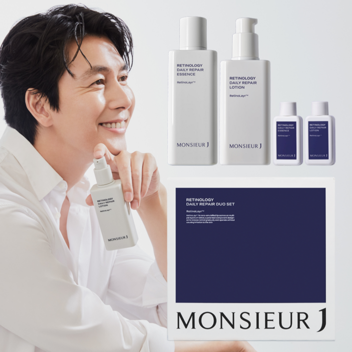 무슈제이 레티놀로지 흔적 모공 에센스 스킨 로션 세트에센스 로션 샘플2종 1개