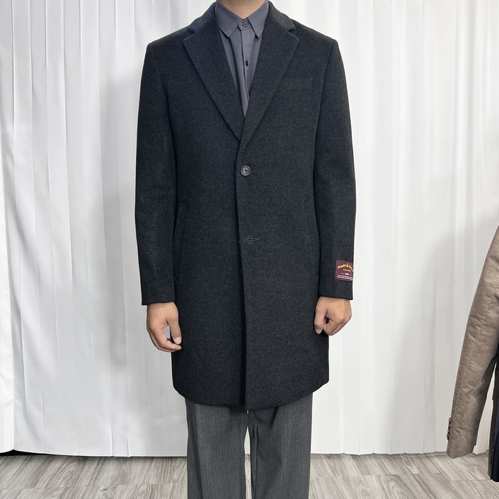 바쏘옴므 FW 울90 캐시미어10 싱글코트 차콜 WSY4CA031 바쏘옴므 FW 울90 캐시미어10 싱글코트 차콜 WSY4CA031
