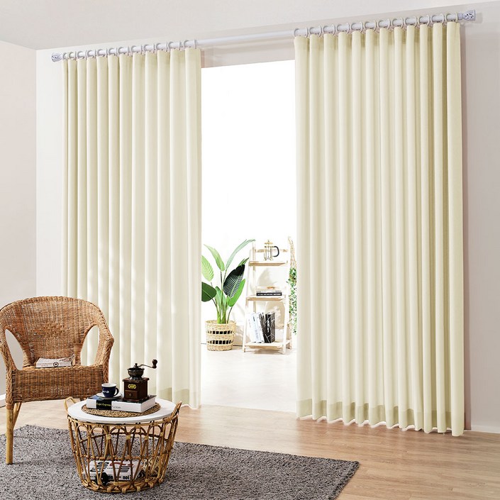 아로아 국내제작 혜미커튼 높이맞춤가능 형상기억 자석끈증정 거실 안방 최고급 호텔식 세련된 색상 사계절커텐