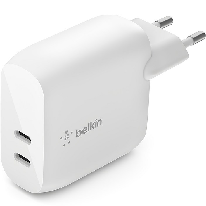 벨킨 부스트업 듀얼 USB C PD 3 40W 고속 충전기 WCB006 벨킨 부스트업 듀얼 USB C PD 3 40W 고속 충전기 WCB006
