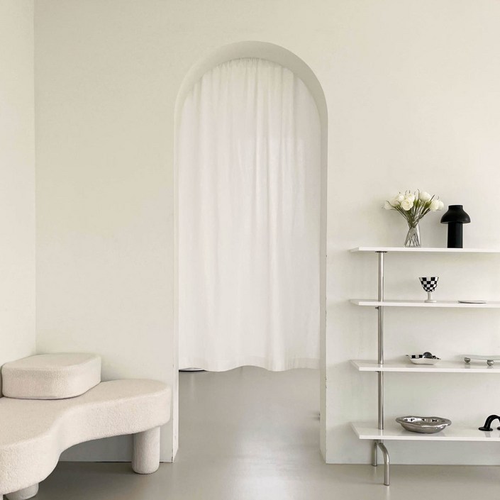 네이처 광목 가리개 가림막커튼