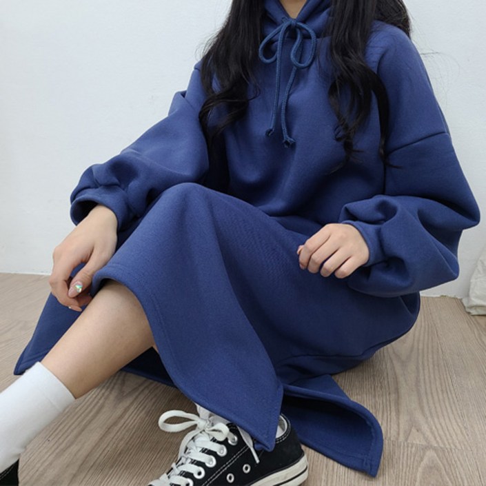 간절기,기모벌룬후드롱원피스 간절기,기모벌룬후드롱원피스