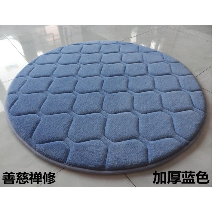 명상 방석 108배 기도 의자 둥근 50x50cm 갈색 절 큰방석 사각 두꺼운