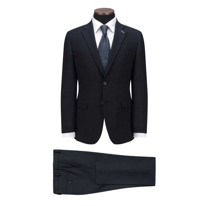 코오롱 브렌우드 마이크로 조직 슬림 슈트 셋업 다크그레이 BRFFM25432GRDSET