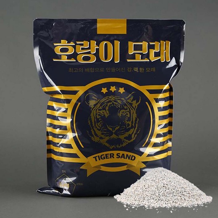 호랑이모래 먼지없는 벤토나이트 무향 6kg x 3개, 단일상품