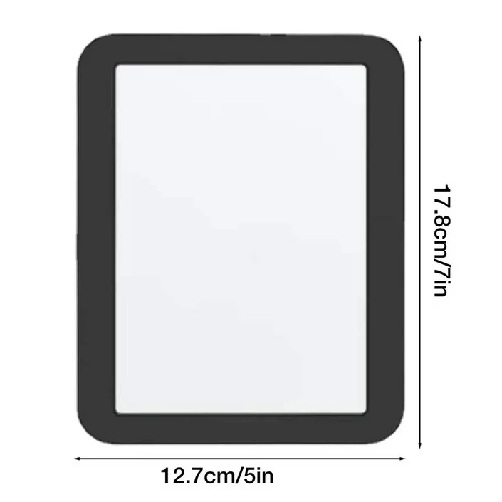 휴대용 12.518cm 사물함 거울 자석 작은 직사각형 교수형 홈 여행 캠핑 마그네틱 미러