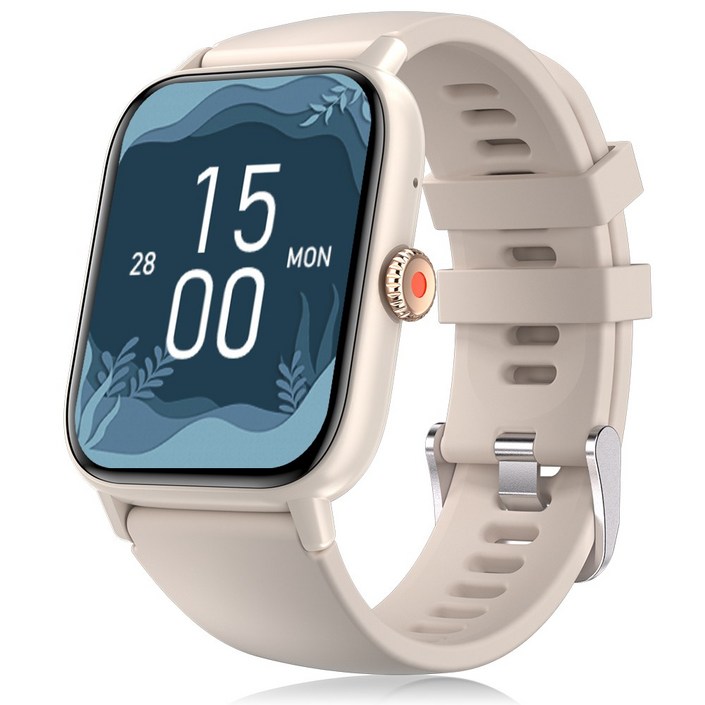 특가 19900원WAPIK 블루투스 통화 스마트워치 Z8 한글판 GPS, 화이트, 4.8cm, GPS  블루투스